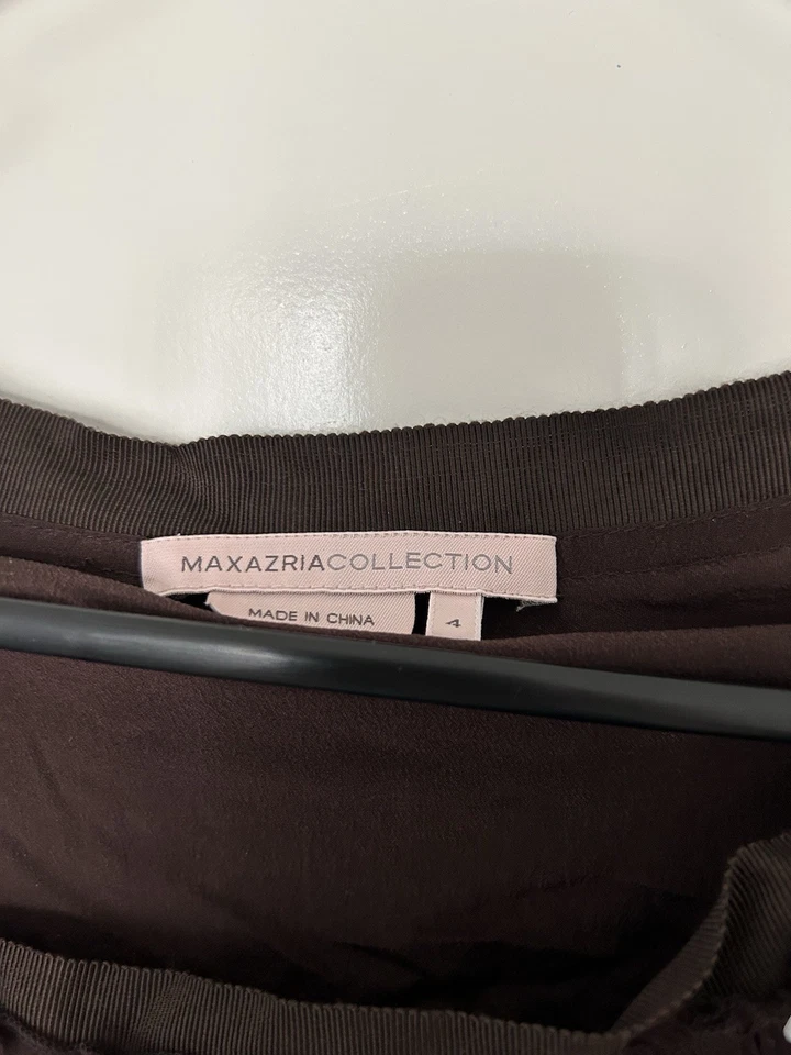 BCBG Maxazria Falda Marrón Foto 3 de 3
