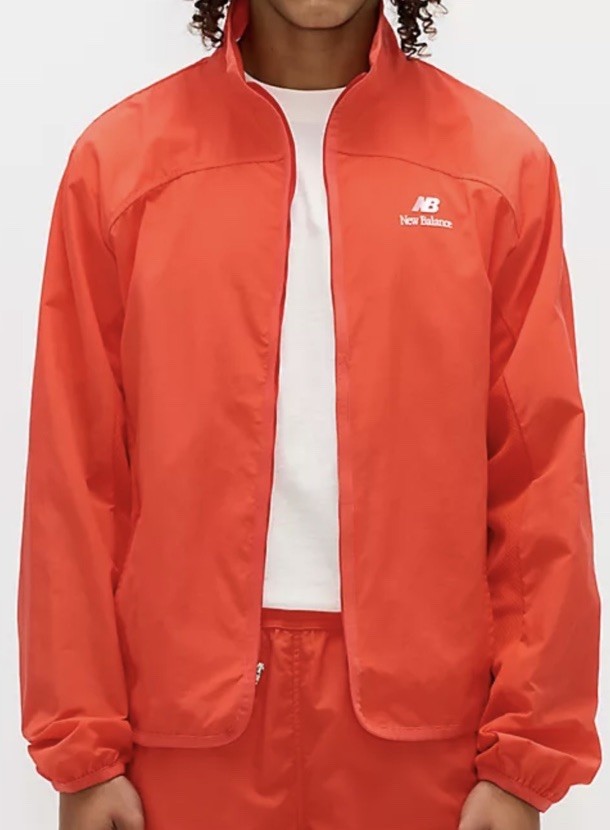 NEW BALANCE GOLF レッドジャケット サイズ6 New Balance Made in USA Cycling Jacket Windbreaker Water Resistant