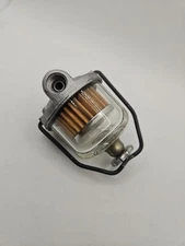 Vintage GM/AC Glass Fuel Bowl 5650225 GF-124 flare connections Chevrolet