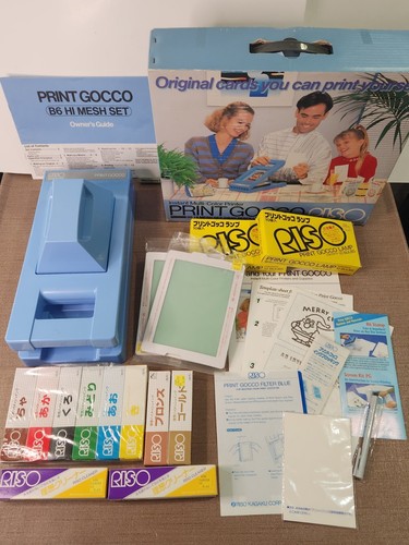 RISO PRINT GOCCO B6 Hi Mesh Set Siebdruckset, Instant Mehrfarbig