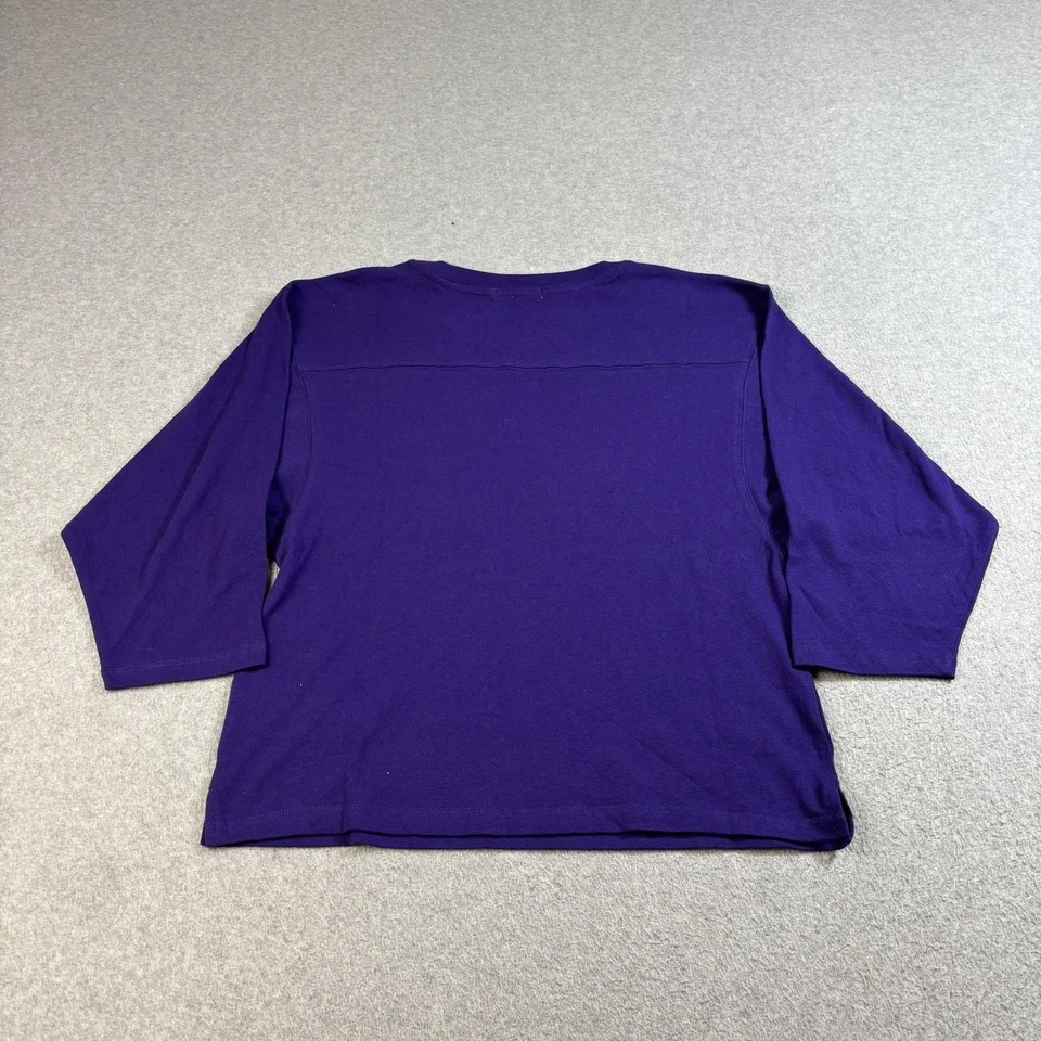 Camiseta Utah Jazz Mujer Pequeña Púrpura NBA Baloncesto Manga 3/4 Juego Nod Camiseta Retro Foto 2 de 4