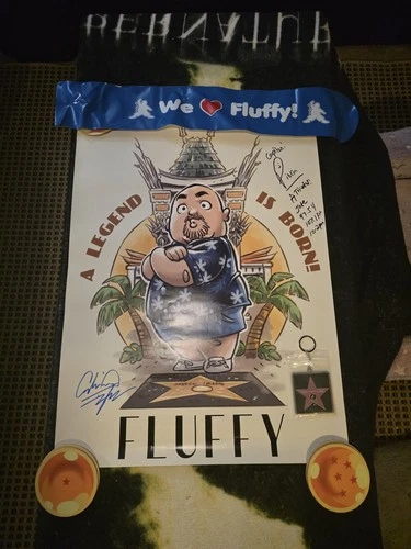 Autograph Gabriel FLUFFY Iglesias  HOLLYWOOD  Poster Keychain Inflatable Signed
