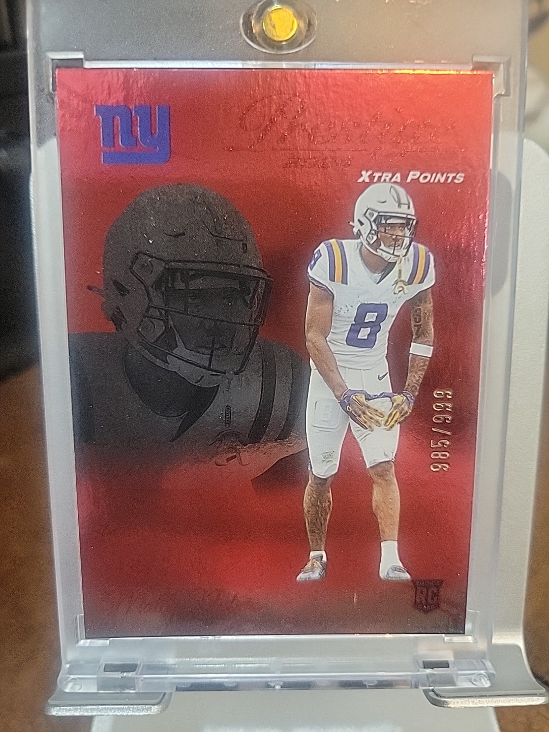 2024 Panini Prestige - Rookies Malik Nabers #306 Xtra Points Red /999 (RC)