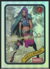 2025 Topps Chrome Marvel Refractor HELLRUNE No. 199!