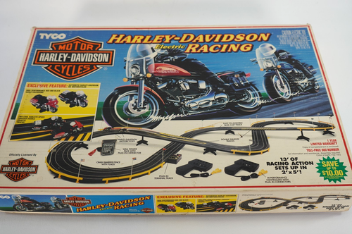 Tyco Harley Davidson Electric Racing Set Boxed DA117