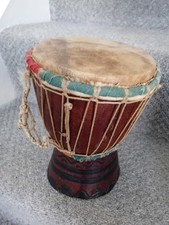 Bongo Drum African Style  20cm High.  Lovely condition. Reduced price.