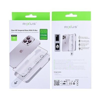 Rixus Schutzfolie Für iPhone 17 Pro Max.