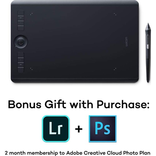 Wacom Intuos Pro Medium Creative Pen Tablet, Black - PTH660 - Bild 7 von 12
