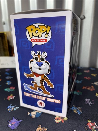 Funko Pop! Vinilo: Kellogg's - Tony the Tiger Surfing (Flocked) (SDCC) ¡LEER MIRA! - Imagen 6 de 15