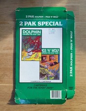 ATARI 2600 - 2 PAK SPECIAL: DOLPHIN / PIGS 'N' WOLF (BOX / PACKAGING ONLY) image