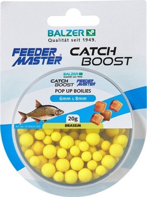 Balzer Feedermaster Catch Boost Method Pop Up Boilies Gelb Brassem