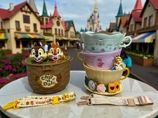 Tokyo Disney Resort Chip and Dale & Alice in Wonderland Popcorn Bucket Japan Ltd