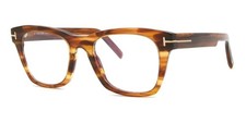 NEW TOM FORD FT5886-B 047 LIGHT BROWN 52MM AUTHENTIC EYEGLASSES 52-20-145