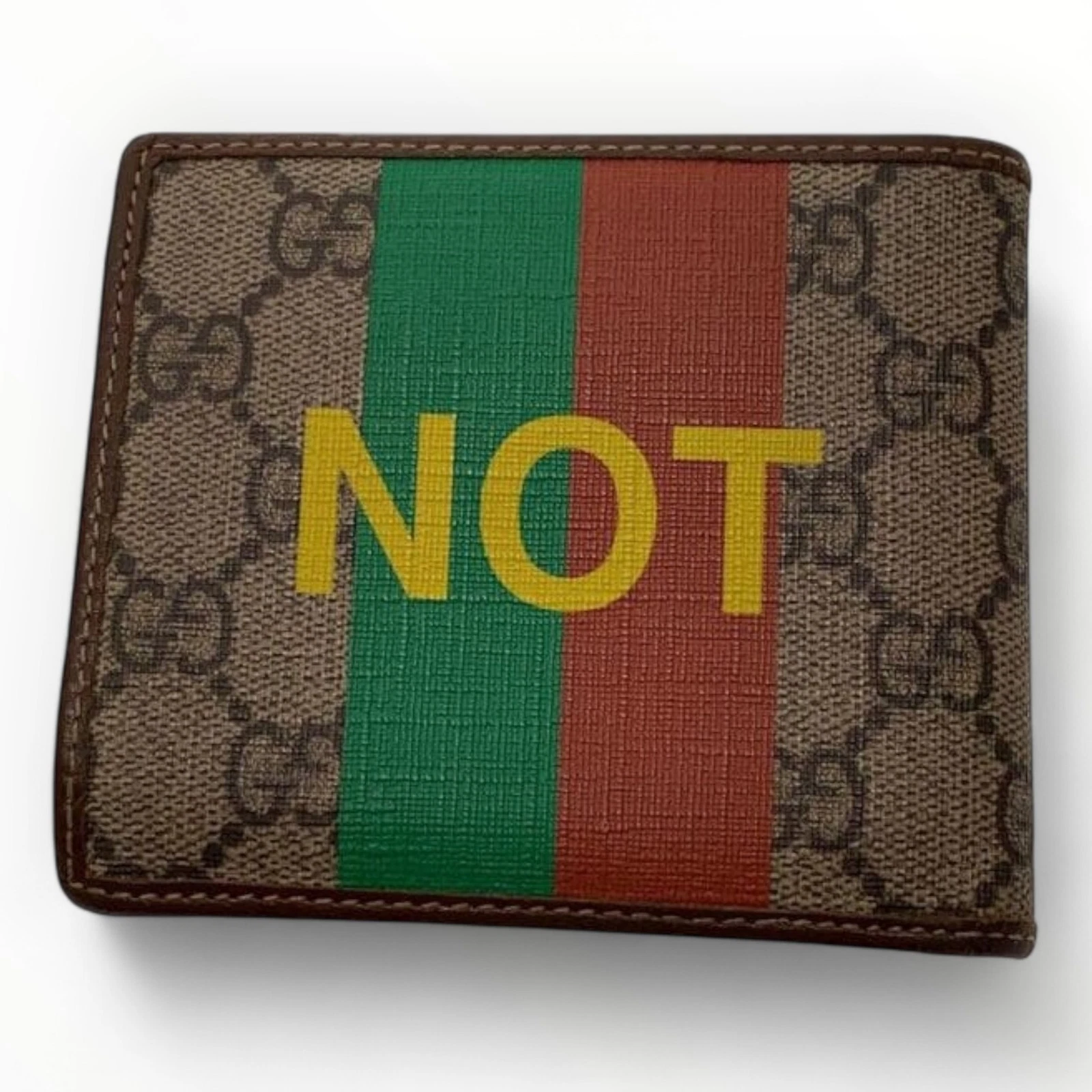 Portefeuille homme GUCCI GG Supreme bi pli imprimé intégral 8381