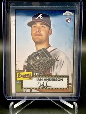 2021 Topps Chrome Platinum Anniversary #11 Ian Anderson Atlanta Braves Baseball