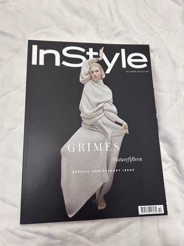 SALE !! InStyle UK Magazine Special Anniversary Issue October 2016 Grimes *rare* - Picture 1 of 2