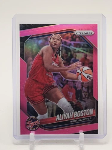 ALIYAH BOSTON 2025-26 PANINI PRIZM WNBA PINK /175 #75 BASKETBALL FEVER Q5908