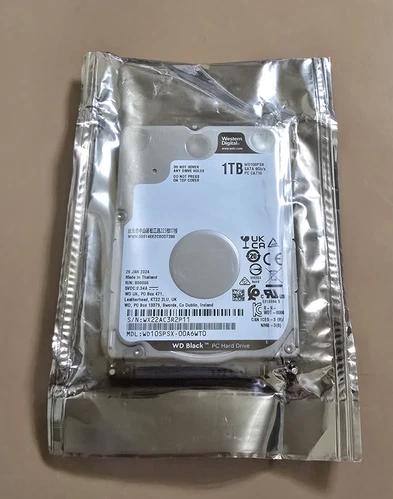 WD BLACK 1TB SATA Internal Gaming 2.5" Hard Drive HDD - PS3/PS4/Laptop/PC - Picture 1 of 2