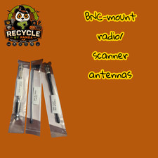 BNC Mount Radio Scanner Antenna Lot 3 Pack Handheld Scanner Antennas