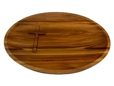 Handcrafted Wooden Cross Catch-All Tray-Unique Sweet Gum Valet Tray