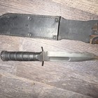 Utica Cut Co WWII USMC Fighting Knife, Original U.S. w/ Scabbard/Sheath — photo 2