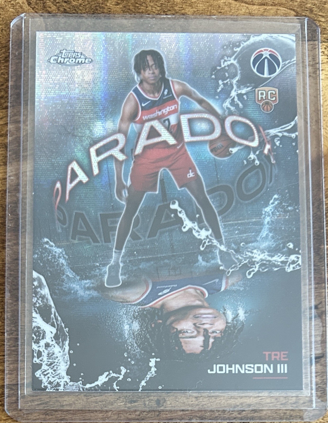 2025-26 Topps Chrome Tre Johnson III #PX-26 Rookie RC Paradox Case Hit SSP