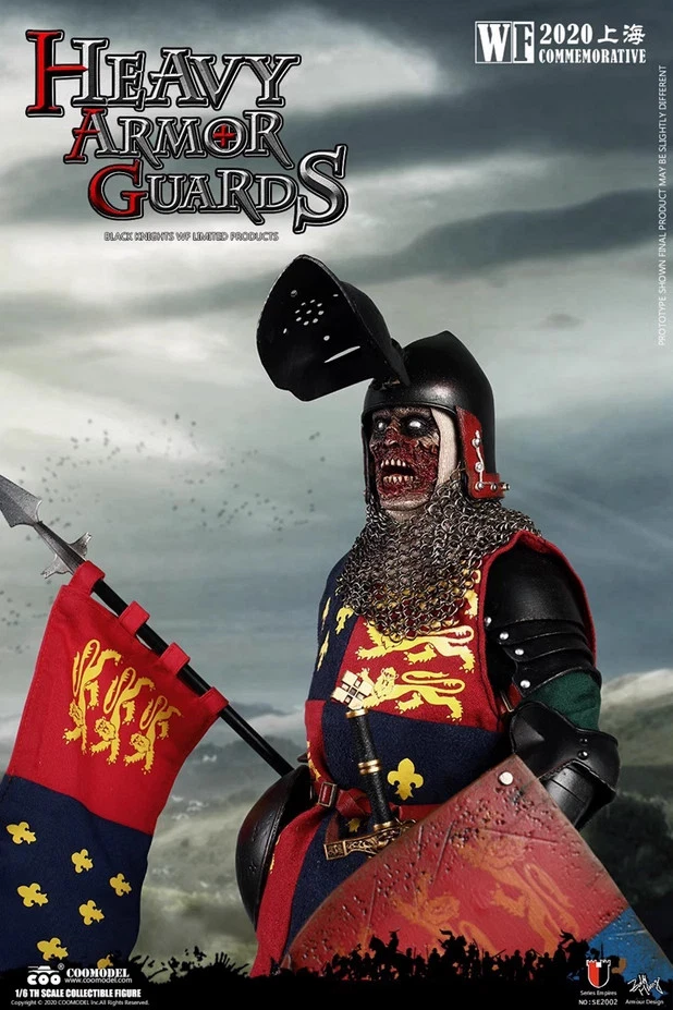 Figura 1/6 COOMODEL SE2002 Heavy Armor Guards Black Knight WF Limited EN STOCK Foto 2 de 4