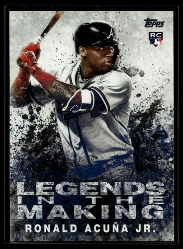 Ronald Acuna Jr. #LITM-1 2018 Topps Update Legends in the Making card