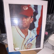 Autographed Tom Hanks A League of their Own Photograph  8x10 JSA JSA AN84712