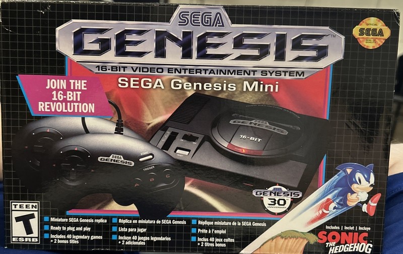 SEGA Genesis Mini Home Game Console - Black