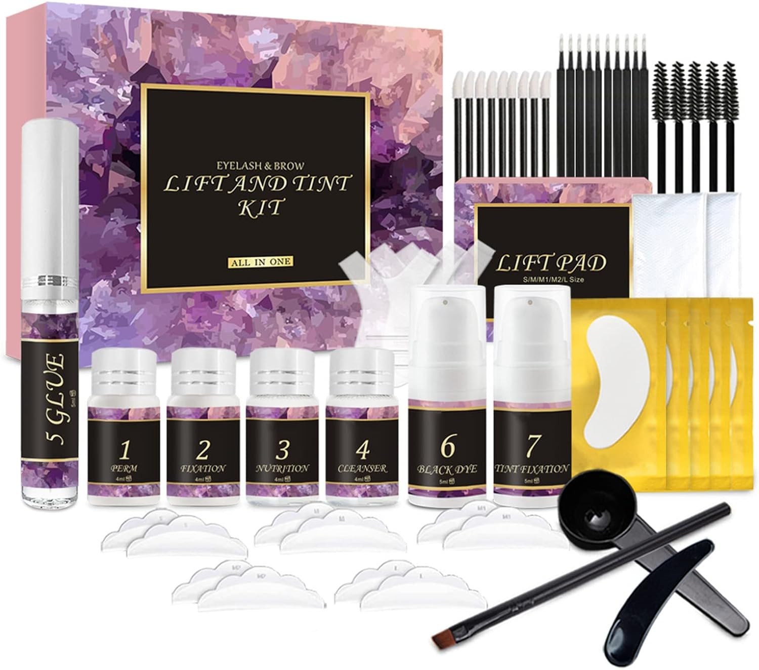 Kit Laminazione Ciglia e Sopracciglia 2-in-1 - Soluzione Veloce