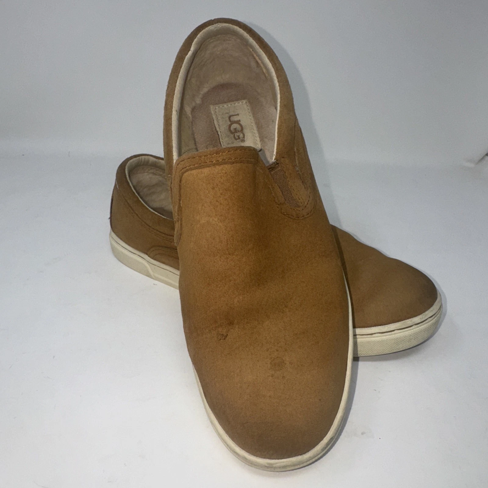 Mocassini sneakers UGG Fierce donna taglia 8 slip on scamosciato marrone 1006737 comodi