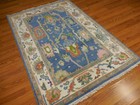Turkish Oushak Hand Knotted Rug,Bohemian Oushak contemporary Rug 4x6 Ft — photo 6