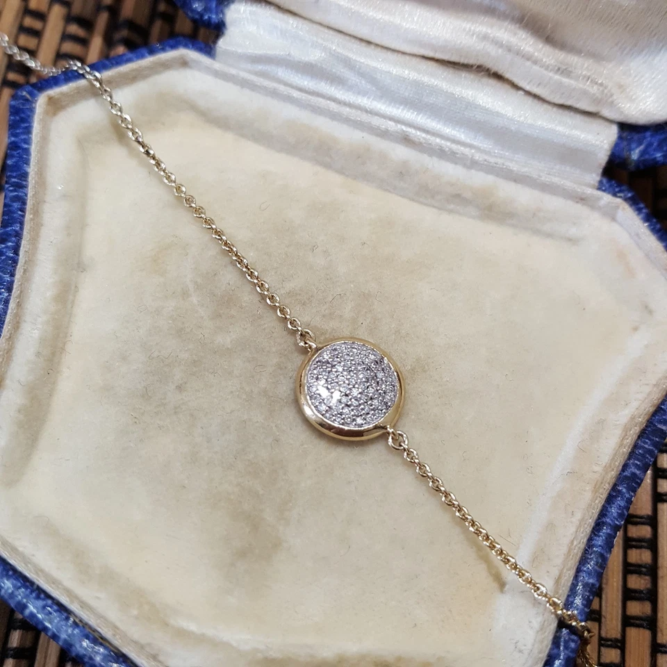 Links Of London 925 Sterling Silver Bracelet, Natural Diamonds, 0.100ct, Gold - Image 4 of 4