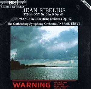 JEAN SIBELIUS NEEME JARVI GOTHENBURG SYMPHONY ORCHESTRA - Symphony 2 / Romance