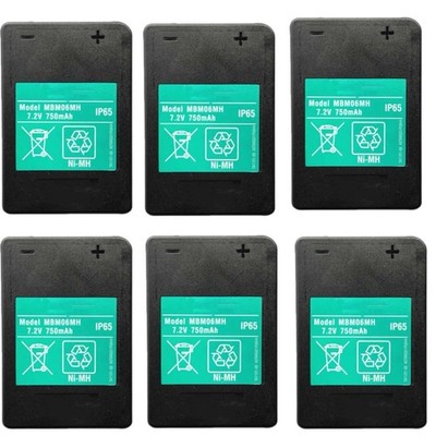 6PCS MBM06MH NIMH Battery for AUTEC MBM06MH Remote Control Battery IP65 battery