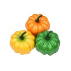 3 Stücke Künstliche Kürbisse Mini Gefälschte Kürbisse Simulation Herbst