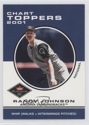 2001 Fleer Platinum Chart Toppers Randy Johnson #413 HOF 0g14