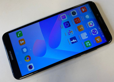 Huawei Y6 2018 Smartphone Handy ENTSPERRT 16GB Android 4G LTE NFC - Riss/funktioniert