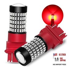 3156 3157 LED Brake Light Bulbs Super Bright 2800 Lumens 3014 103-SMD 3057 Red