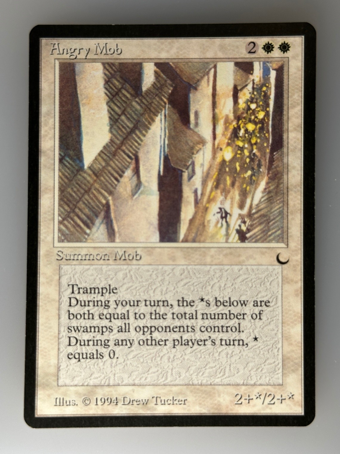 MTG Angry Mob The Dark (DRK) U NM Magic