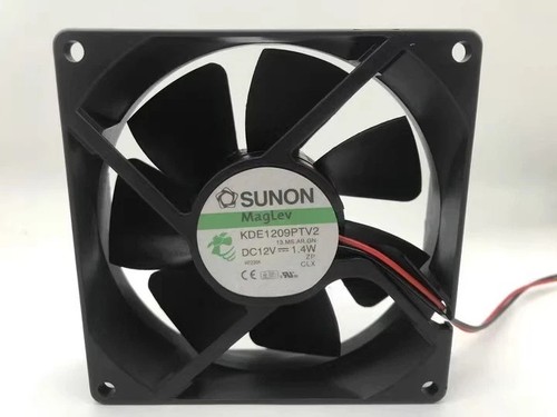 SUNON 9025 9CM KDE1209PTV2 12V 1.4W Fan NEW - Afbeelding 2 van 3
