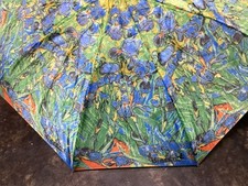 Iris Flowers Vincent van Gogh Travel Style Umbrella-Slightly Used