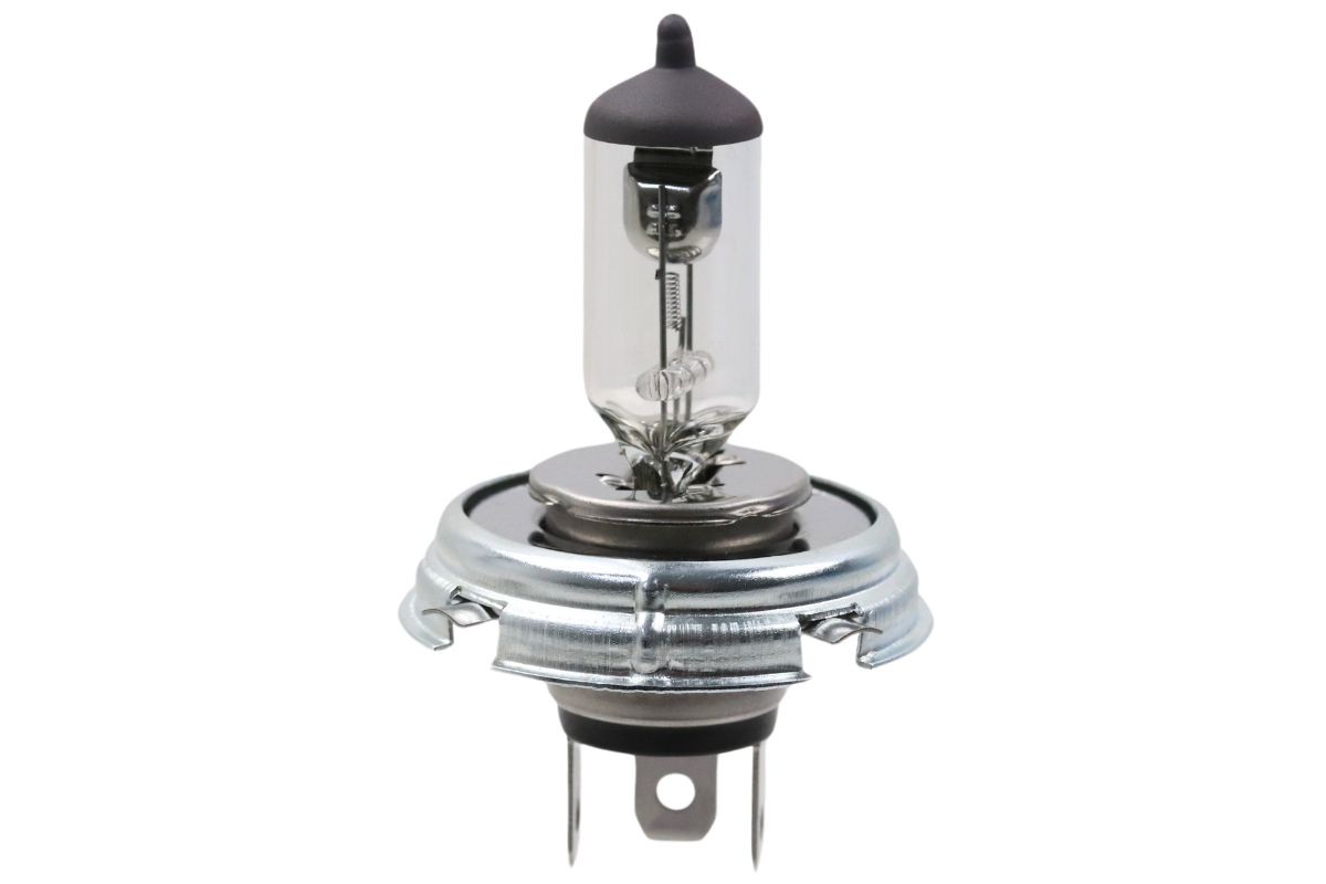 Adapter from BILUX to H4 bulb (incandescent) with 6V, 60W/55W P43t bulb