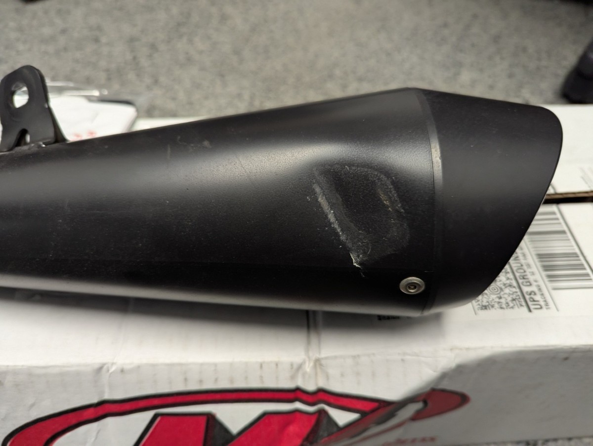 クロ 2009-2025 Kawasaki ZX-6R M4 GP19 Slip-On Canister Black | eBay