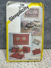 Simplicity 5311 Quilted Sewing Accessories & Wall Hangings Pattern Uncut