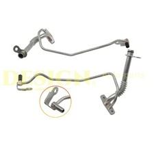 2pcs Turbo Oil Feed Line Kit Bl3z9g441a Fits For 2011-2015 Ford Transit 150 3.5l