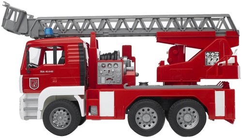 BRUDER - Camión de bomberos MAN 6x4 a gran escala Escala:1/16 - 1/16 - BRU2771 - Imagen 2 de 2