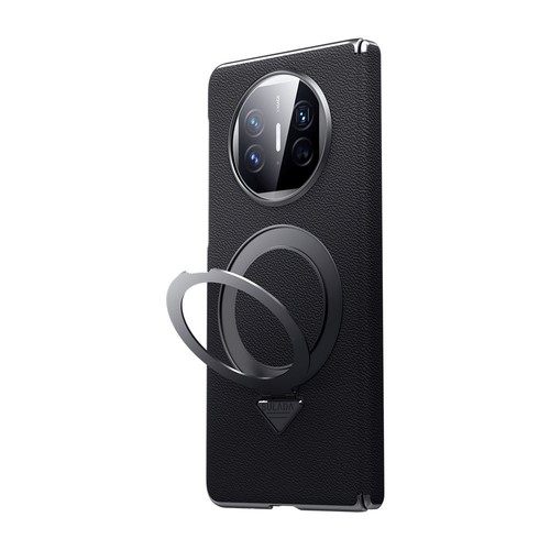 Magnetic Genuine Cowhide Leather Case For Huawei Mate X3 X5 X6 Hinge Back Cover - Zdjęcie 17 z 28
