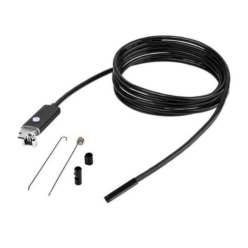 Endoscopio impermeable 2 en 1 USB/Micro coche boroscopio 7 mm LED cámara serpiente IP67 - Imagen 3 de 12